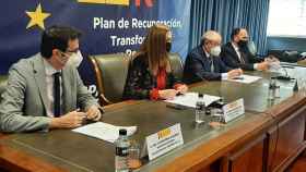 La delegada del Gobierno en Castilla y León, Virginia Barcones, explica las convocatorias de subvenciones