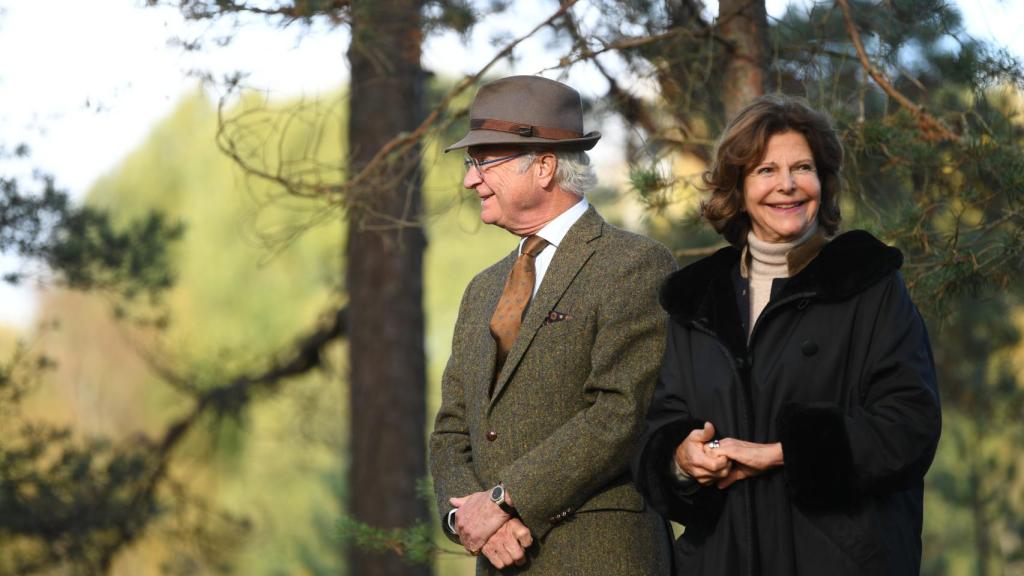 Carlos Gustavo y Silvia en un acto en Suecia.