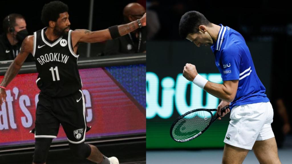 Kyrie Irving y Novak Djokovic