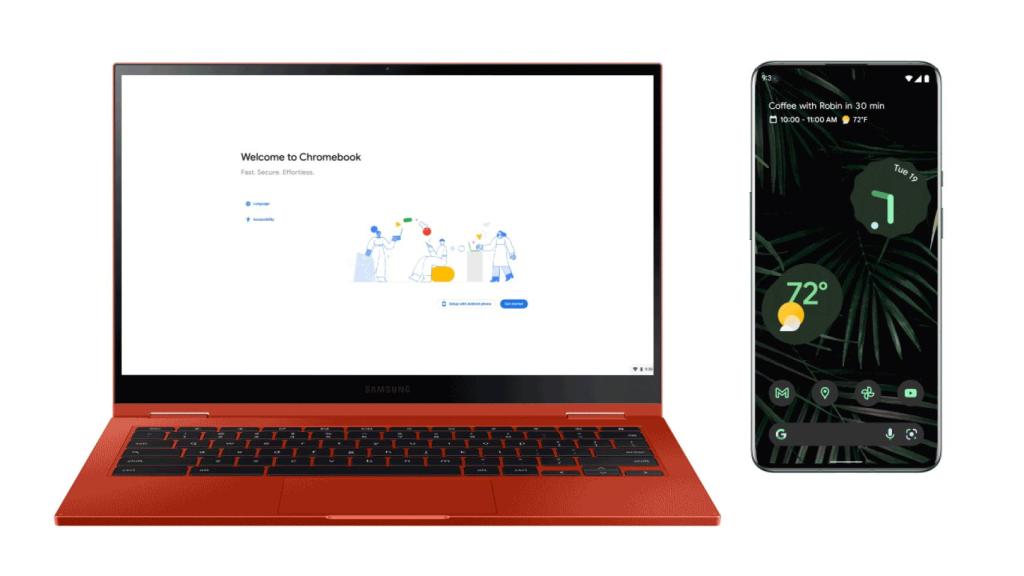 Configurar Chromebook desde Android