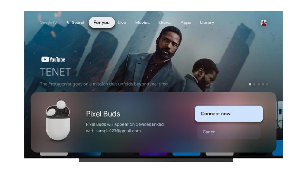 Conexión rápida con Android TV