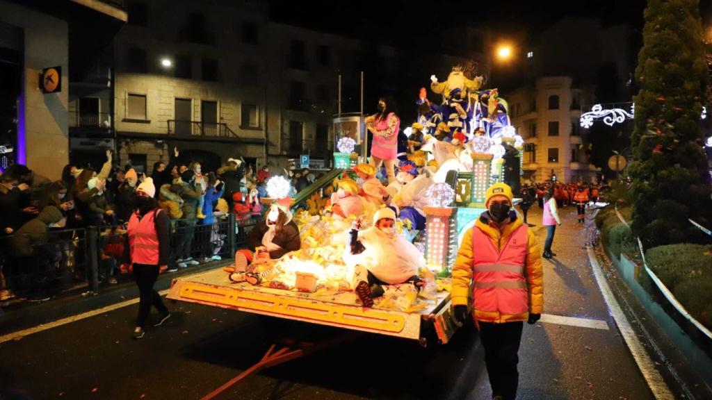 Una de las carrozas de la Cabalgata