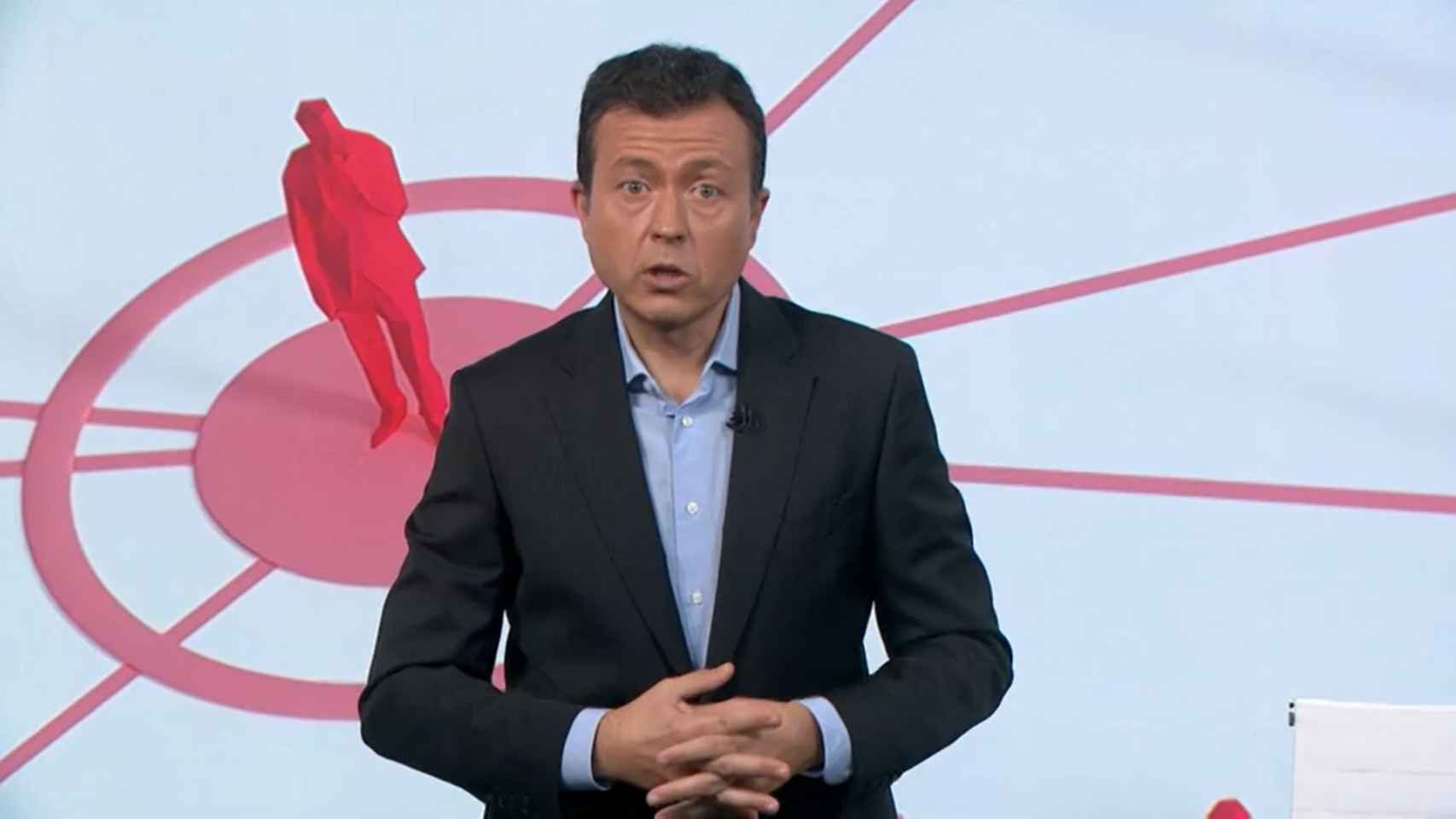 Manu Sánchez en 'Antena 3 Noticias'.