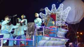 Los Reyes Magos en la cabalgata de Valladolid