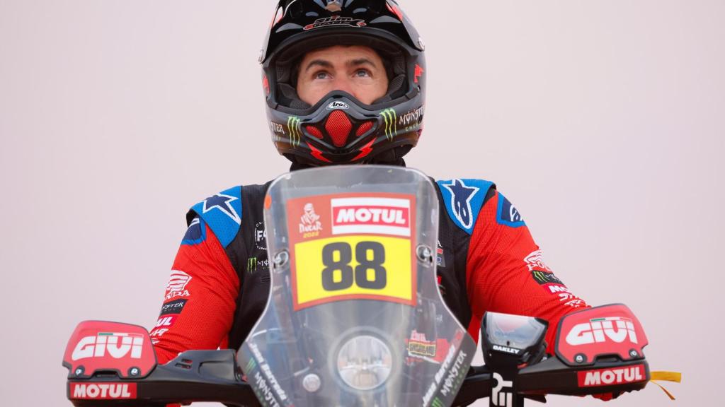 Joan Barreda, durante el Rally Dakar 2022