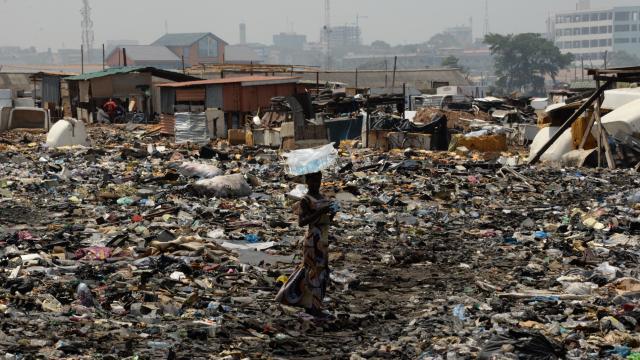 El vertedero de Agbogbloshie de la ciudad de Accra, en Ghana.