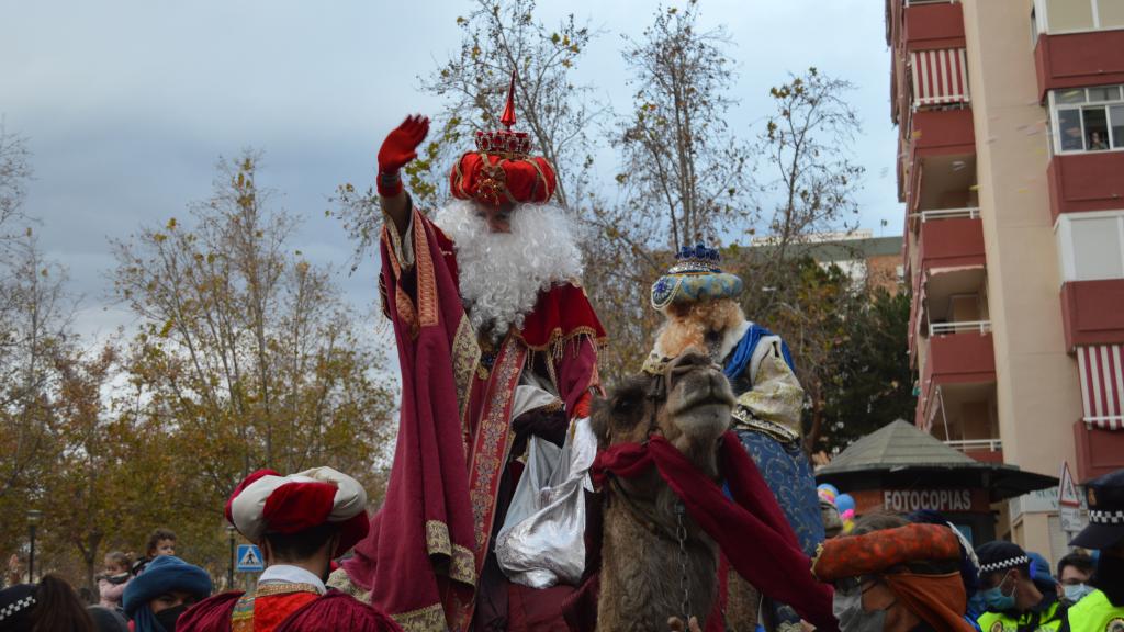 Una imagen de la cabalgata de Reyes de Cruz de Humilladero.