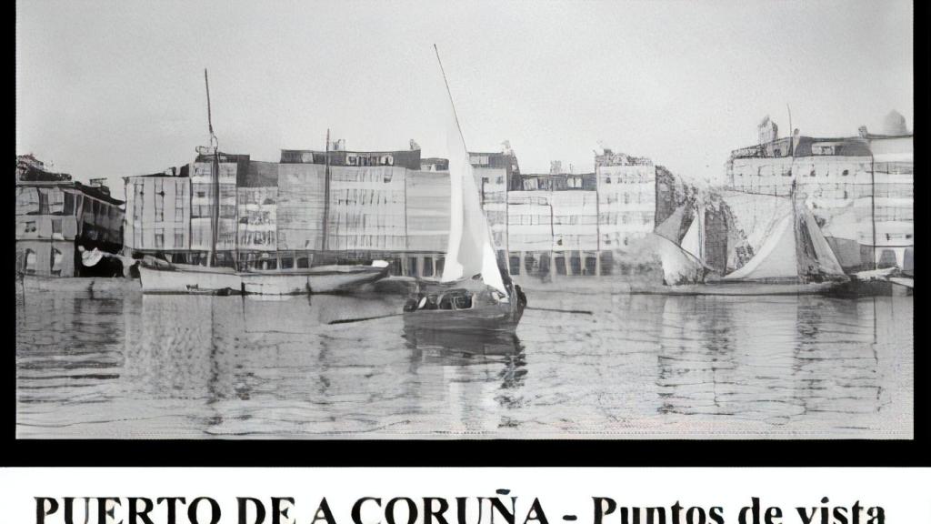 Una de las imágenes del Puerto de A Coruña que contiene el libro.