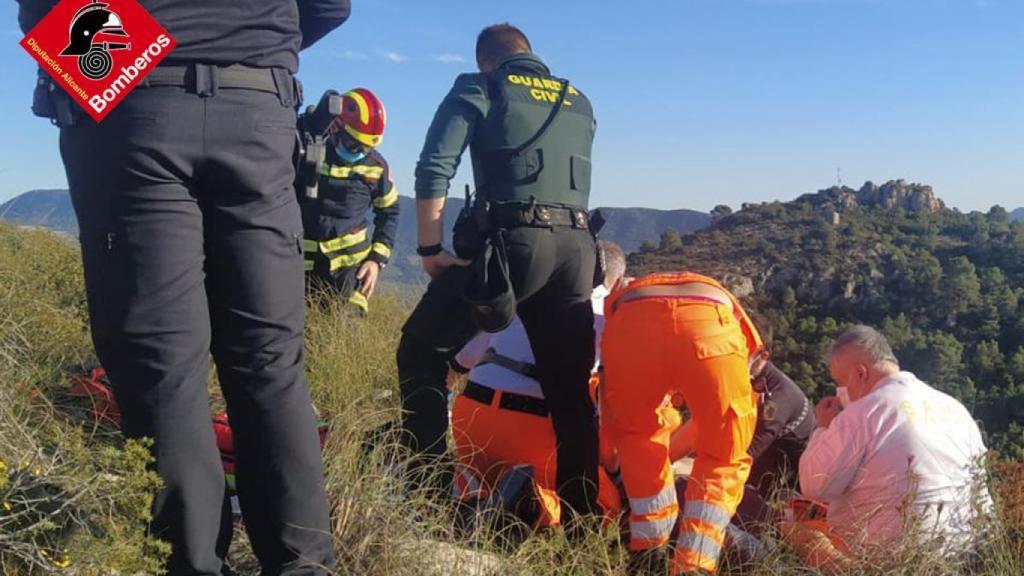 Intervención del Consorcio Provincial de Bomberos de Alicante.