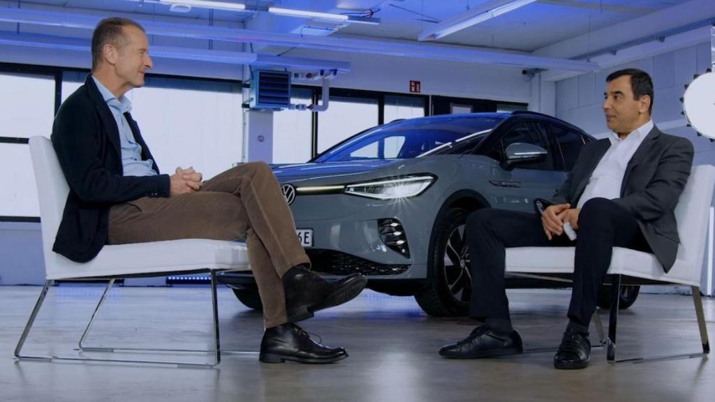 Los máximos dirigentes de Volkswagen y Mobileye,  Herbert Diess y Amnon Shashua.