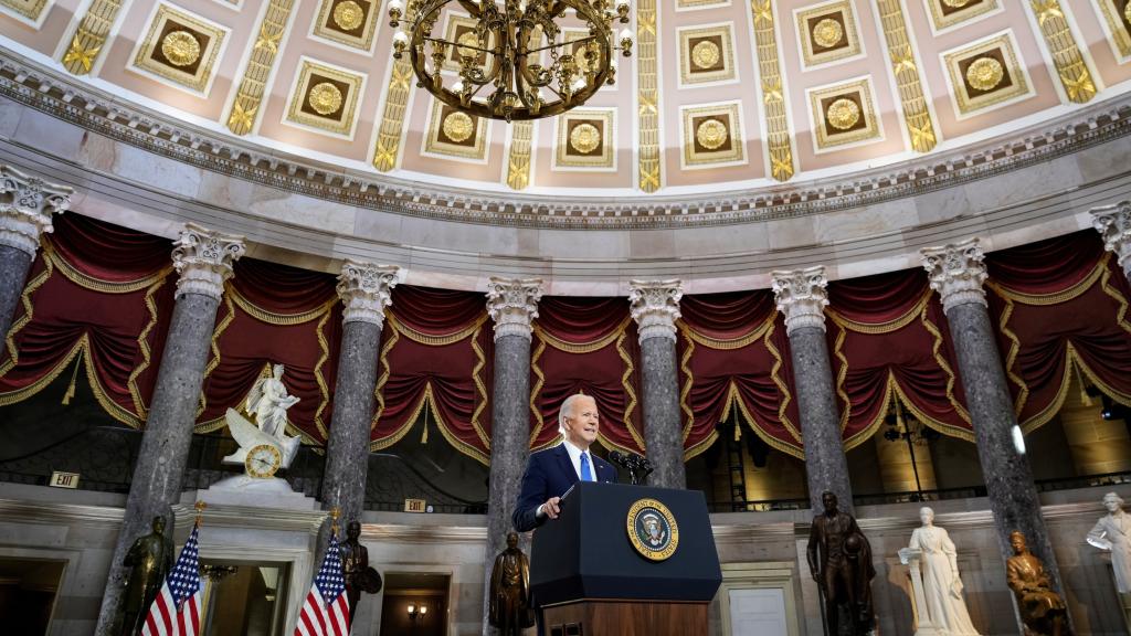 Biden en el Capitolio