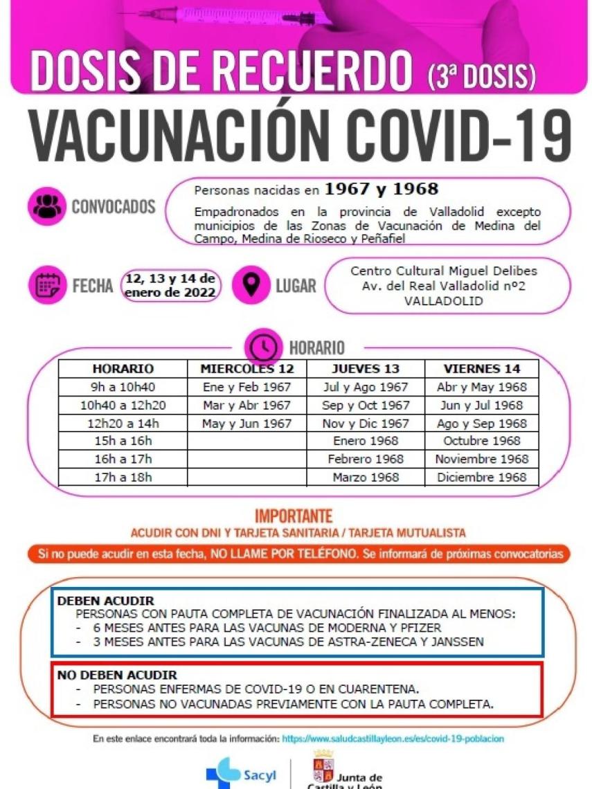 Vacunación 1967 y 1968