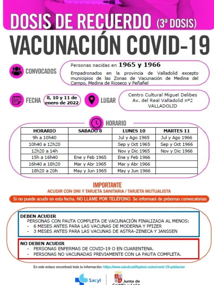 Vacunación 1965 y 1966