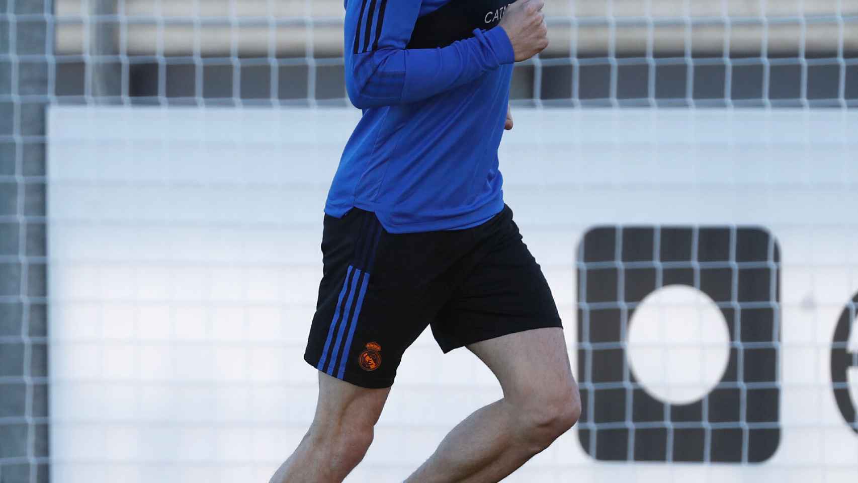 Gareth Bale entrena en solitario.