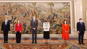 Recepción oficial del Rey Felipe VI a la Corporación municipal de Ciudad Real. Fotos: Twitter Casa Real