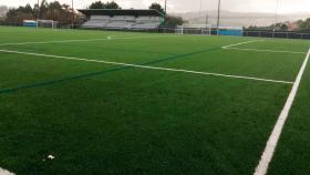 Tarrío (A Coruña) ya tiene listo su campo de fútbol para albergar competiciones deportivas