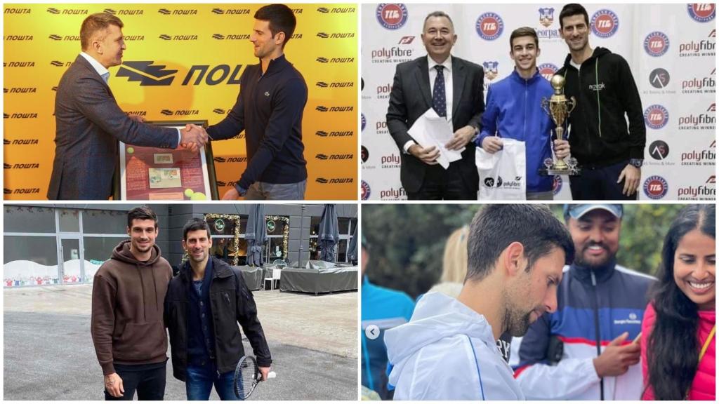 Las apariciones en público de Djokovic tras su positivo
