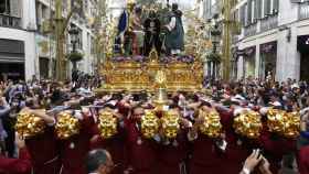 Imagen de una procesión de Semana Santa en Málaga.