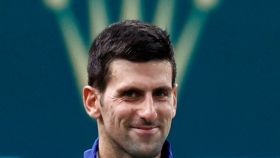 Novak Djokovic sonriendo