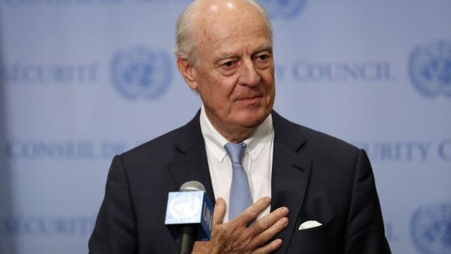 Staffan de Mistura, enviado especial de la ONU para la región del Sáhara.