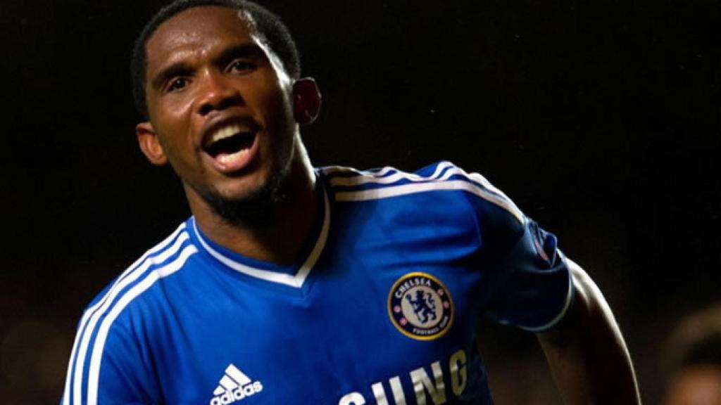 Samuel Eto'o, en un partido del Chelsea