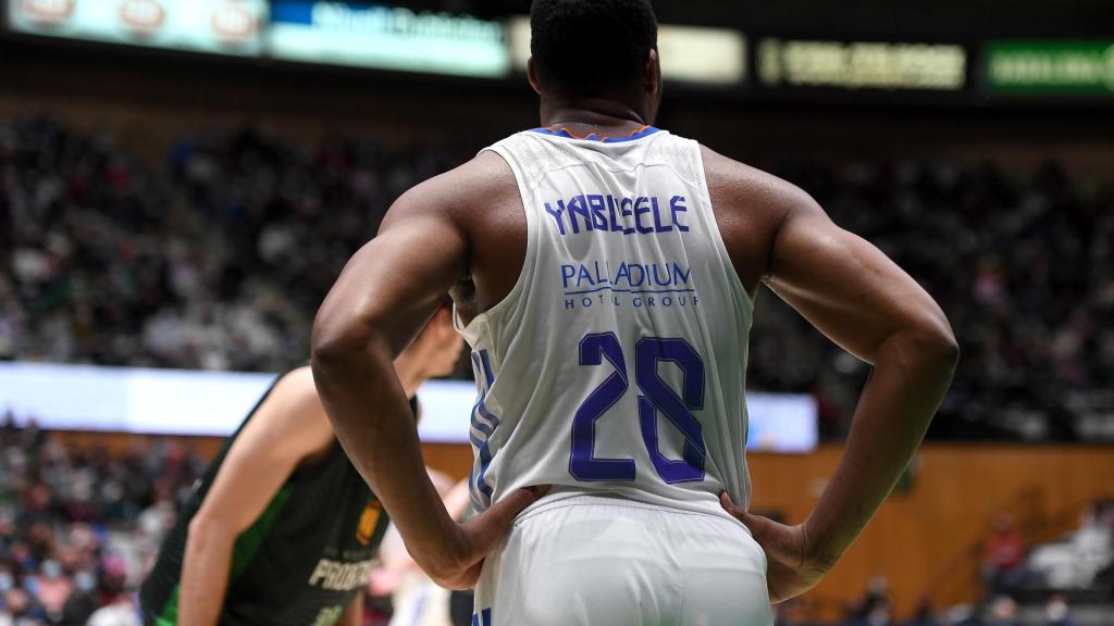 Yabusele durante una acción en el partido contra Joventut