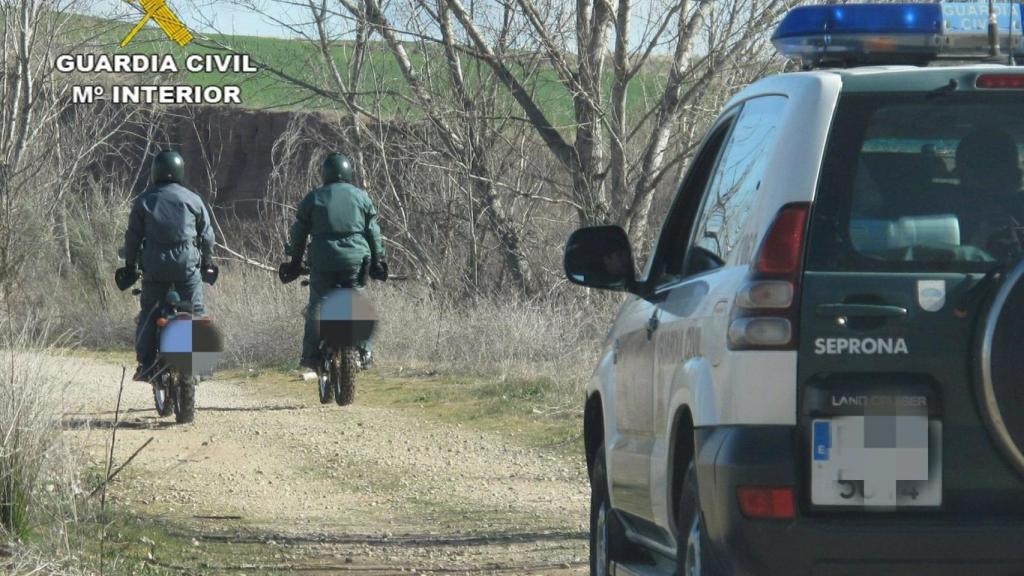 Agentes del Seprona de la Guardia Civil de Málaga.