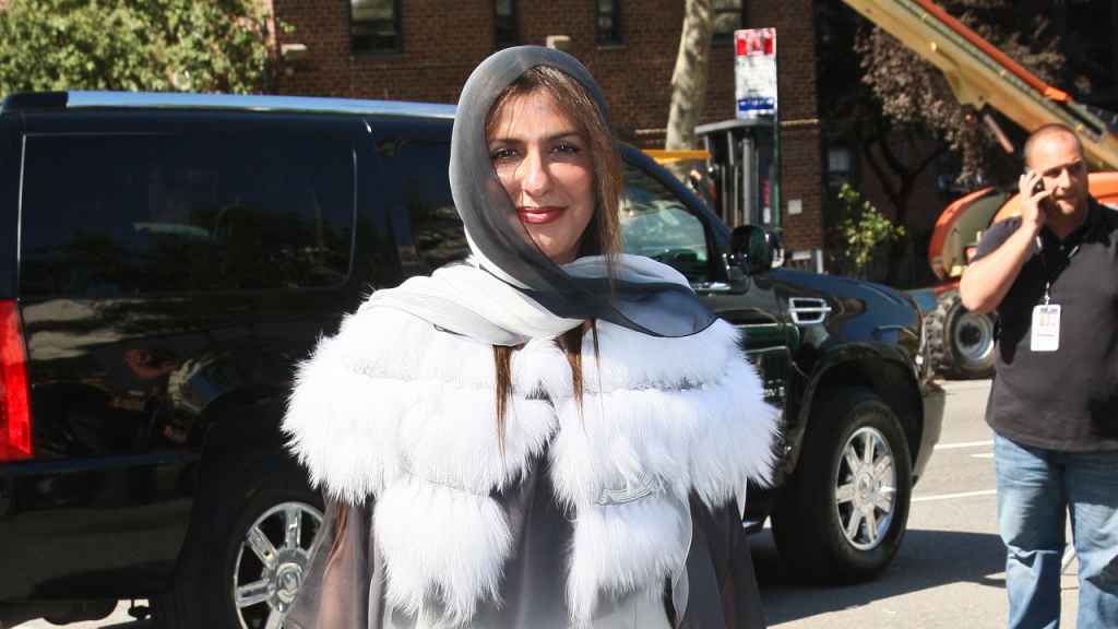 La princesa Basmah Bint Saud en la Semana de la Moda de Nueva York en el año 2013.