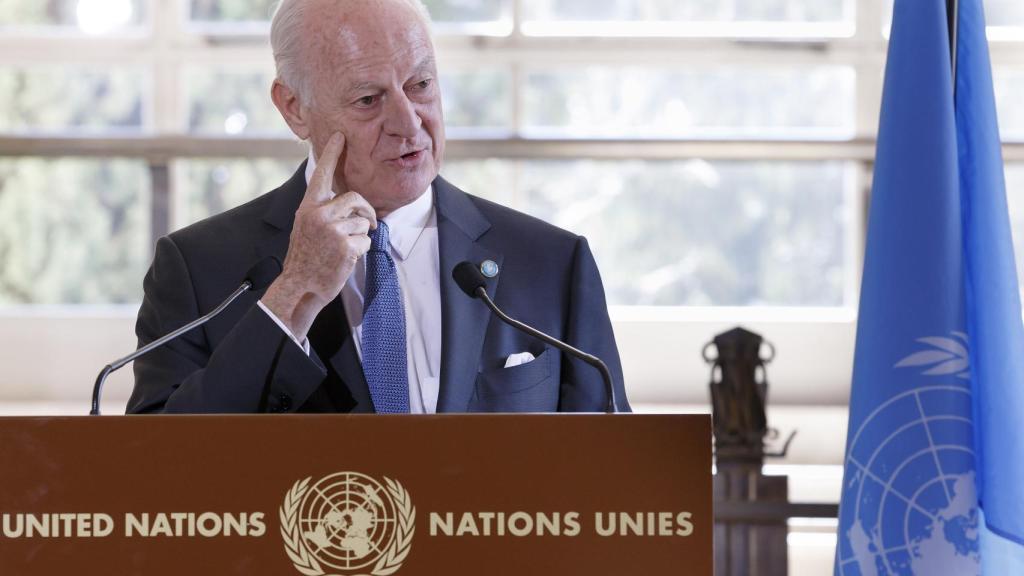 Staffan de Mistura, enviado especial del secretario general de la ONU para el Sáhara Occidental.