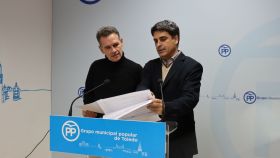 Juan José Alcalde y José López Gamarra, portavoz y viceportavoz del PP de Toledo