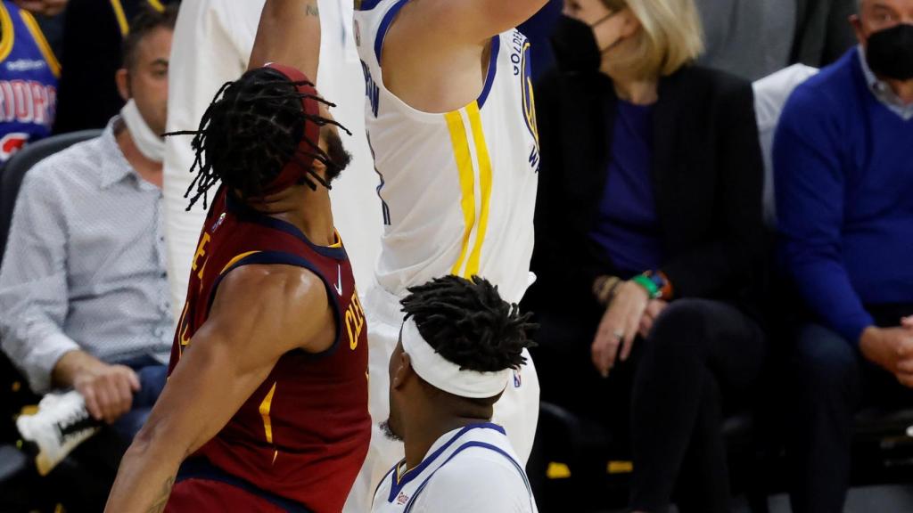 Klay Thompson, durante el partido de los Golden State Warriors y los Cleveland Cavaliers.