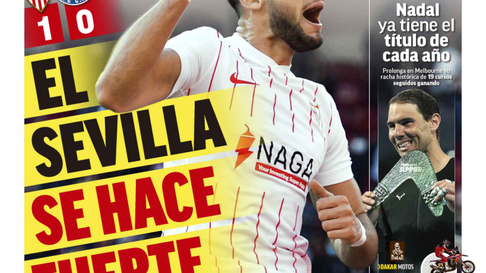 La portada del diario MARCA (10/01/2022)