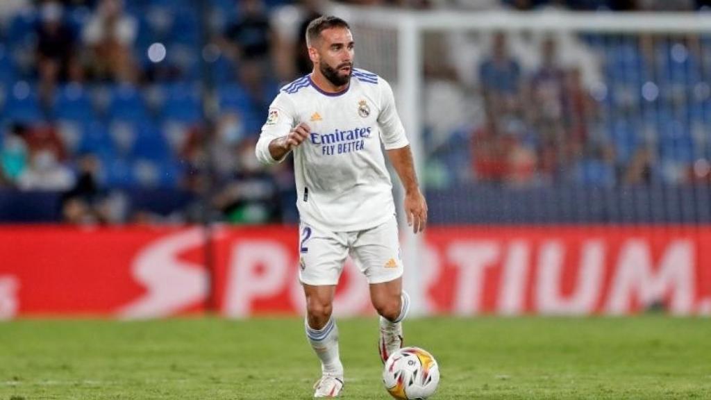 Dani Carvajal, durante un partido.