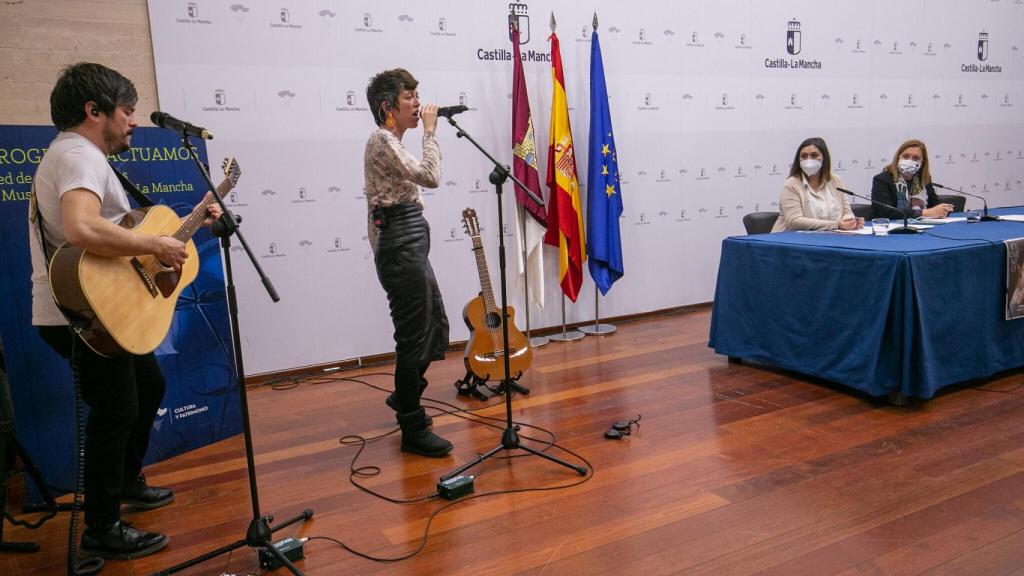 Presentación de la programación de ‘Primavera 2022’ de la Red de las Artes Escénicas y Musicales de Castilla-La Mancha. Foto: A. Pérez Herrera / JCCM