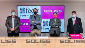 Firma del acuerdo entre SOLISS y FECIR