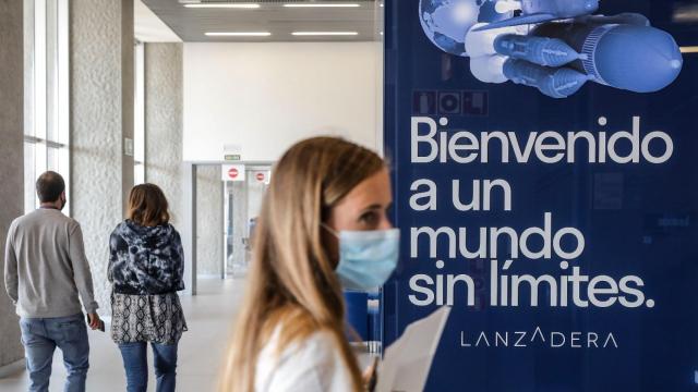 Emprendedores en la aceleradora Lanzadera en Valencia.