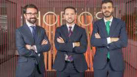Javier Ruiz, Alejandro Martín y Miguel Rodríguez, el equipo gestor de Horos Asset Management.