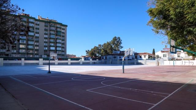 Imagen del patio del colegio Valle Inclán.