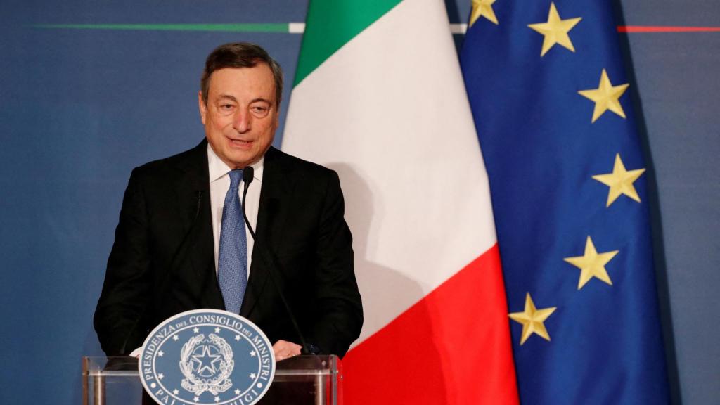 El primer ministro italiano, Mario Draghi.