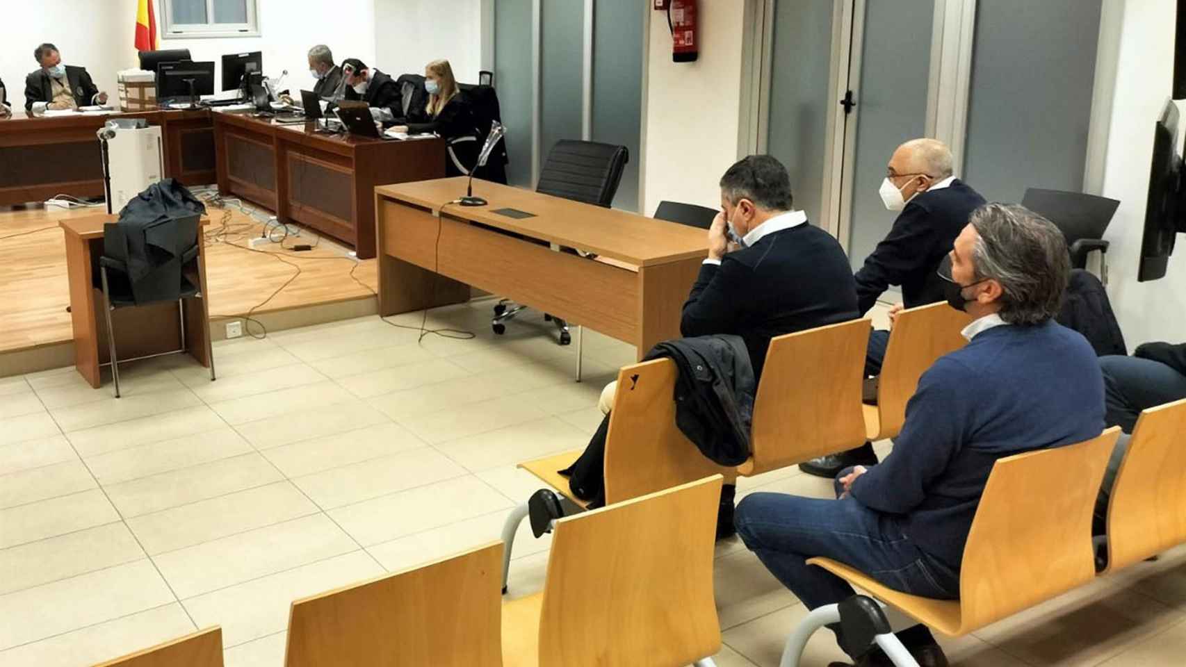 Inicio del juicio por el presunto amaño de obras del Plan E en Alicante, este martes.