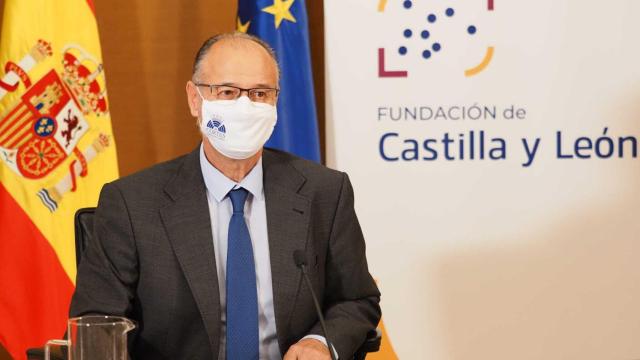 El presidente de las Cortes y de la Fundación de Castilla y León, Luis Fuentes