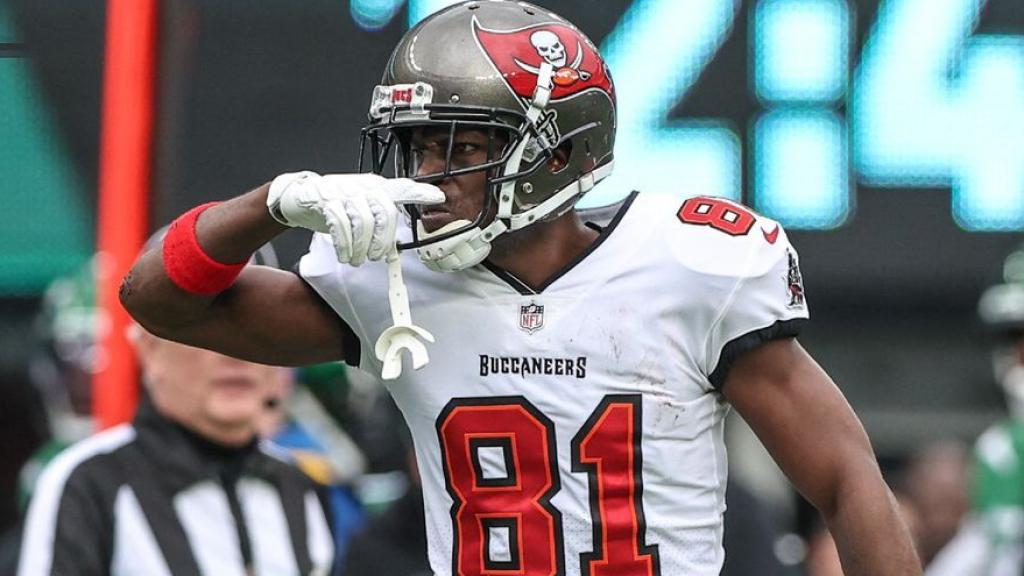 Antonio Brown, en un partido de los Tampa Bay Buccaneers