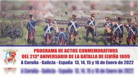 A Coruña conmemora el 213 aniversario de la batalla de Elviña del 13 al 15 de enero