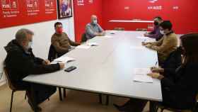 Reunión del PSOE con los vecinos de La Aldehuela