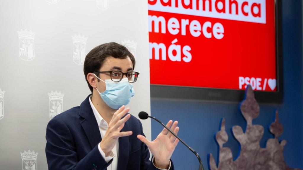 José Luis Mateos, portavoz municipal del PSOE en el Ayuntamiento de Salamanca