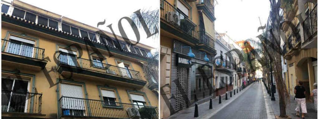 Fachada del ático que ha vendido Isabel Pantoja en Fuengirola.