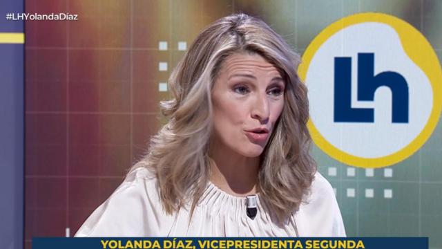 Yolanda Díaz, vicepresidenta segunda y ministra de Trabajo y Economía Social, en TVE.