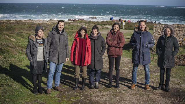 Visita al último día de rodaje de ‘Sica’, en Camariñas (A Coruña).