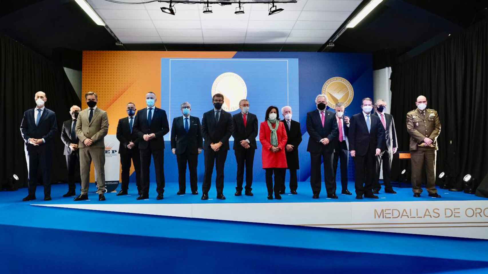 Acto de entrega de las Medallas de Oro de la CEP.