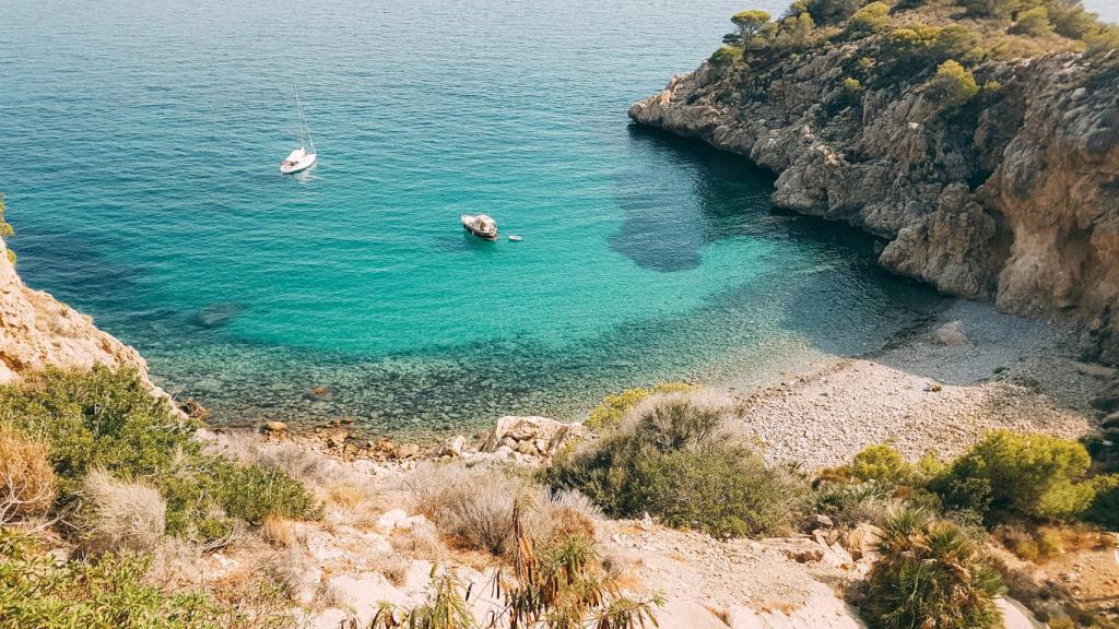 Playa de Las Rotas en Denia.